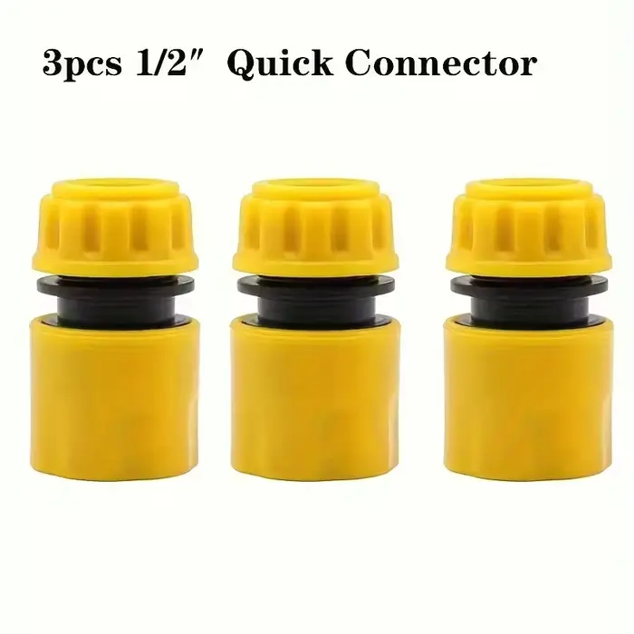 Adaptateur de tuyau d'arrosage à connexion rapide, connecteur Double mâle de 1/2 pouces pour système