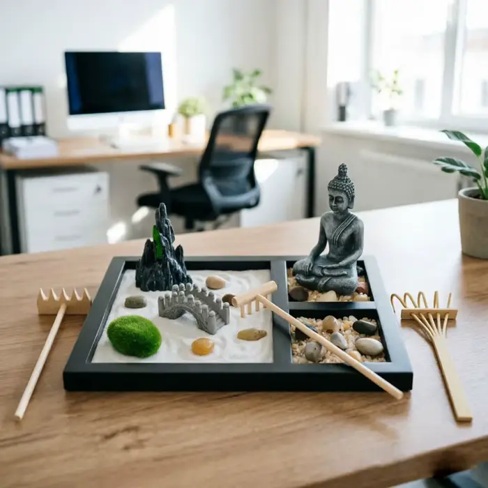 Zen Sand Garden - Décoration de bureau
