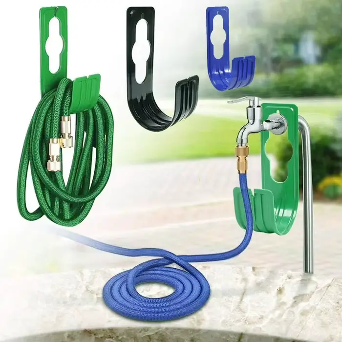 Support mural portable pour tuyau d'arrosage, organisateur de tuyau d'eau pour jardin, enrouleur de 
