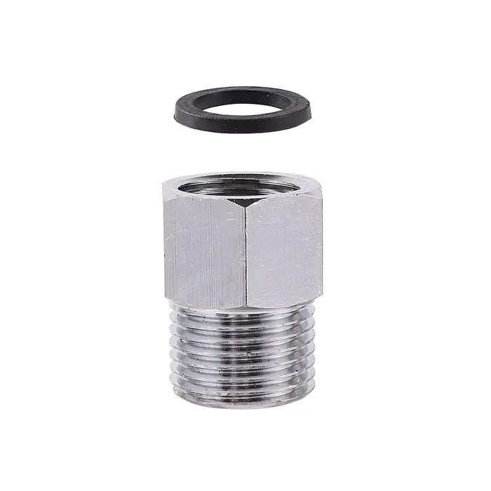 Adaptateur de filetage mâle M18 à 1/2 "3/4", connecteur de filetage en cuivre nickelé, adaptateur de