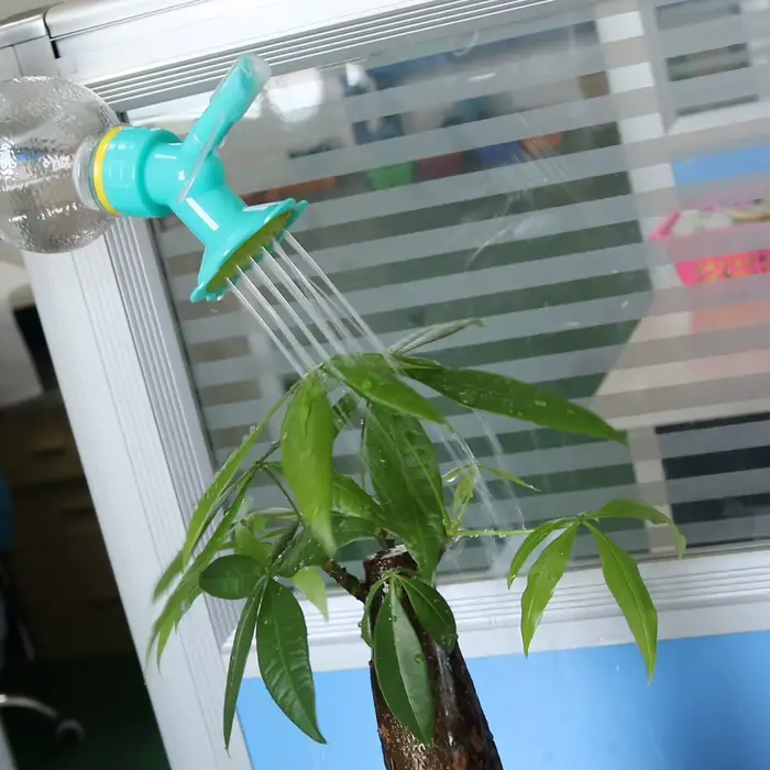 Arroseur de bouchon de bouteille 2 en 1, mini arrosoir de jardin domestique, bec d'eau à double tête