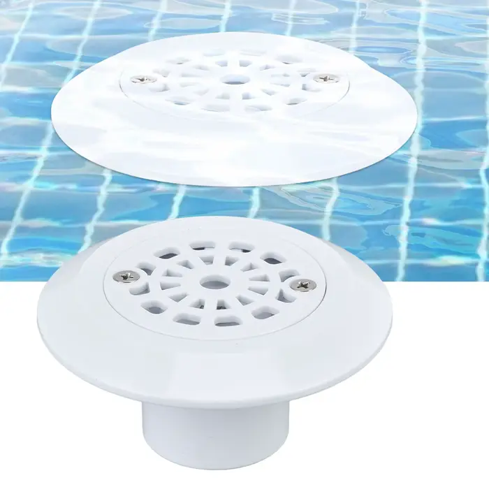 Sortie d'eau de piscine en plastique, vidange de sol blanche, accessoire de proximité pour piscines,