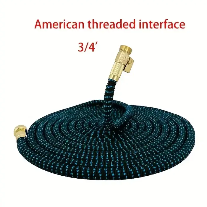 Tuyau magique extensible pour l'arrosage et le nettoyage du jardin, connecteur 3/4 ", tête d'arrosag