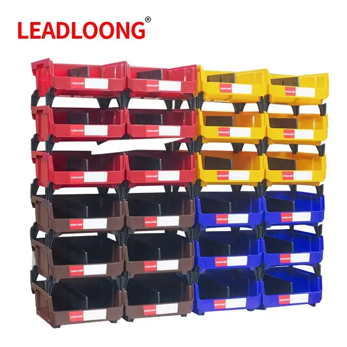 LEADLOONG V4 bac de rangement d'outils 6 pièces 11x11x5 pouces/27.6*27.9*12.8 cm boîte