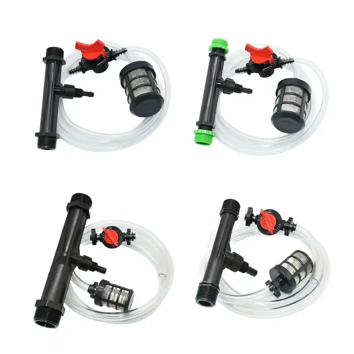 1/2 "3/4" 1 "1.5 pouces fil Agriculture Irrigation Venturi engrais injecteur ensemble serre Irrigati