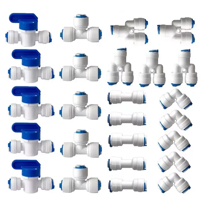Raccord de tuyau en plastique pour osmose des barrage, raccord rapide, connexion de tuyau, connecteu