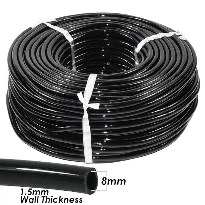 KESLA-Tuyau d'arrosage en PVC, 5-25m, 3/8 en effet, 8/11mm, tube d'irrigation de jardin avec 1/2 & 3
