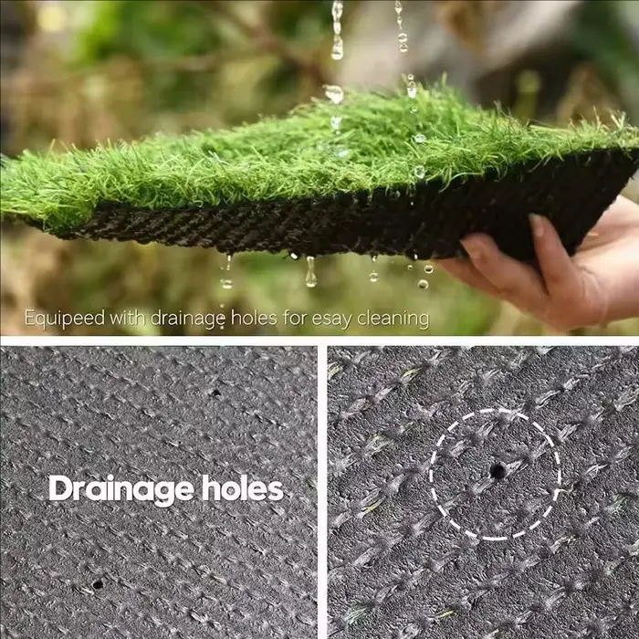 Gazon synthétique de 3 cm de longueur, adapté aux chiens d'intérieur et d'extérieur, tapis en gazon 