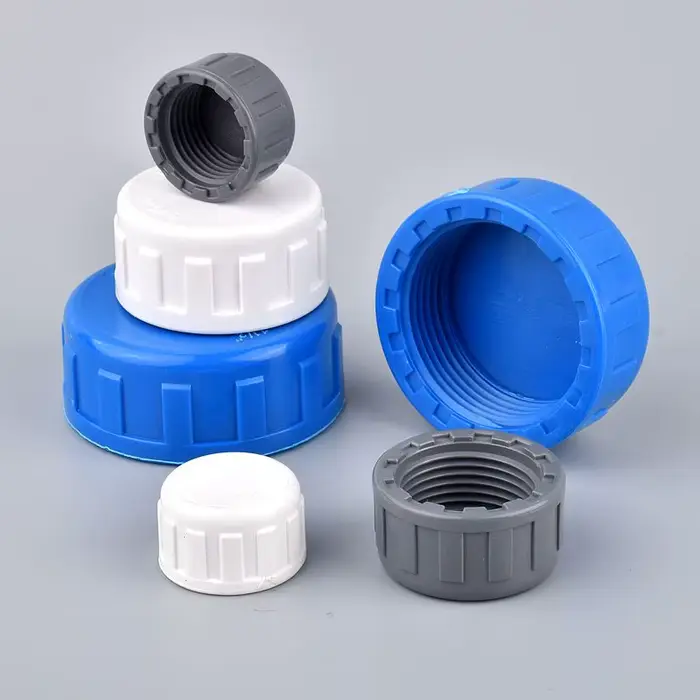 Raccord de fin de ligne en PVC à filetage femelle 1/2~2 pouces, connecteur de tuyau d'irrigation 20 