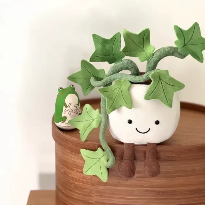 Nouveau produit Jcat : Guirlande de lierre en pot pour décoration intérieure, ornement, cadeau avec 