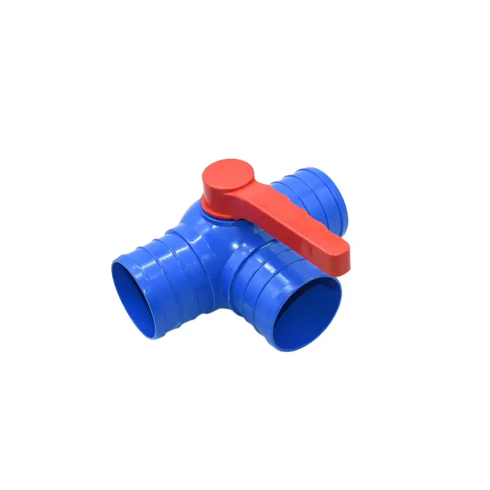 Connecteur de tuyau de ruban d'eau, séparateur de té de robinet, vanne d'arrêt d'eau droite, raccord