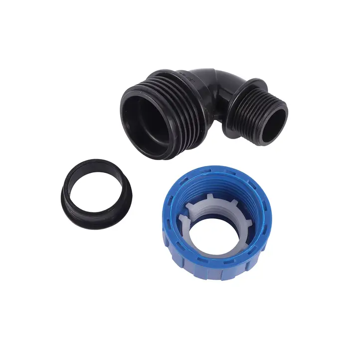 Adaptateur de connecteur de tuyau PE mâle, raccords en T coudés, raccords de tuyaux d'irrigation agr