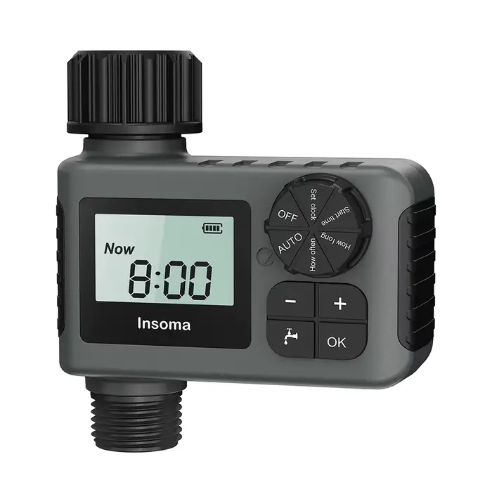INSOMA-Minuterie d'eau automatique, système d'irrigation intelligent, minuterie d'arrosage, équipeme
