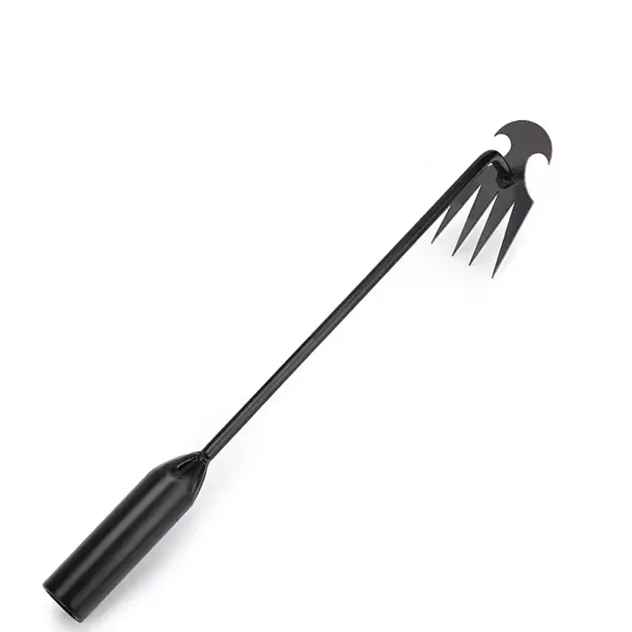 Désherbeur manuel multifonctionnel à 4 dents pour jardin, outil de désherbage de jardin durable et p