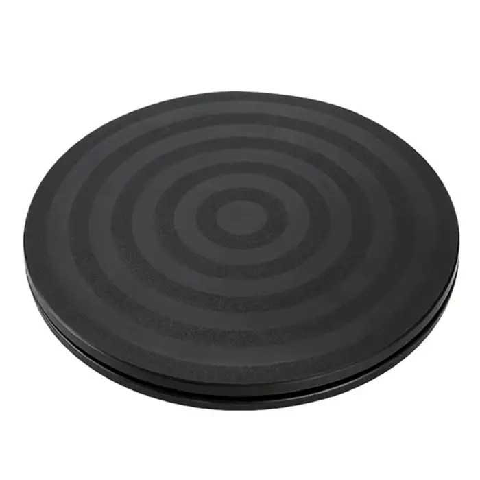Plateau tournant en plastique noir, 8 ", 20cm, pratique, pour bonsaï, 360, tour de poterie, Sculptur