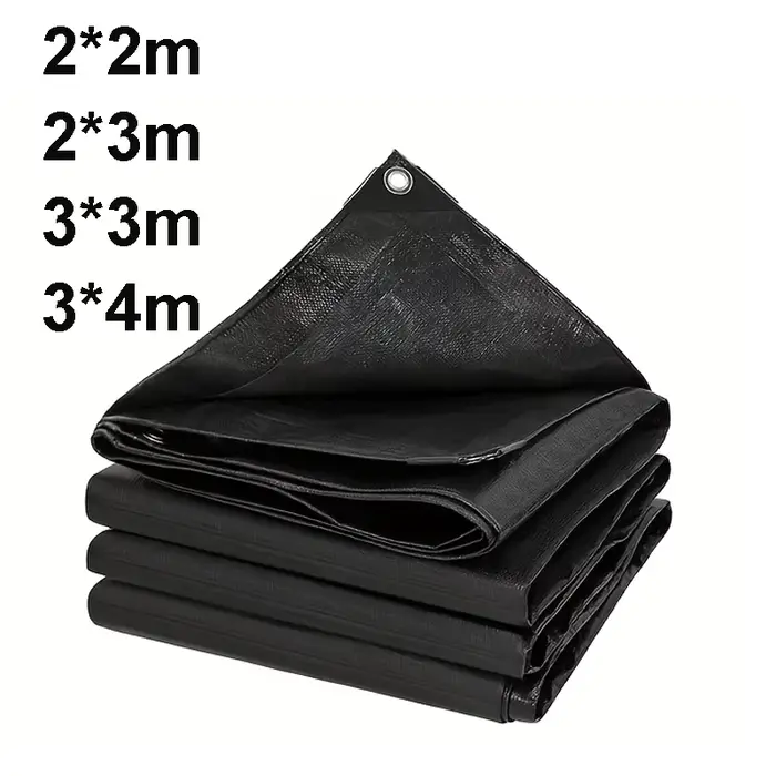 Bâche imperméable noire robuste