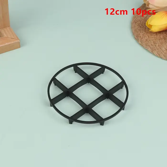 Lot de 10 soucoupes en plastique anti-moisissure pour pots de fleurs, support de drainage pour plant