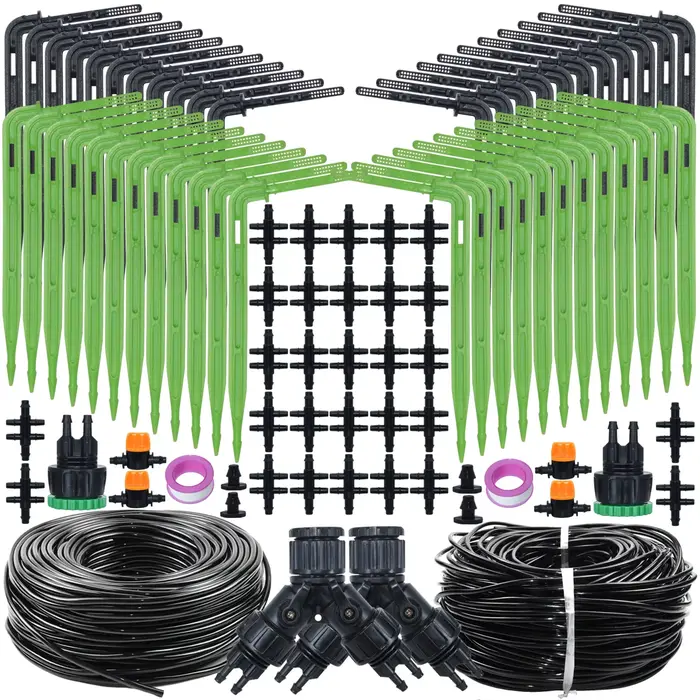 KESLA-Kit d'arrosage automatique de jardin, système d'égouttement coudé, tuyau de 4/7mm à 3/5mm pour