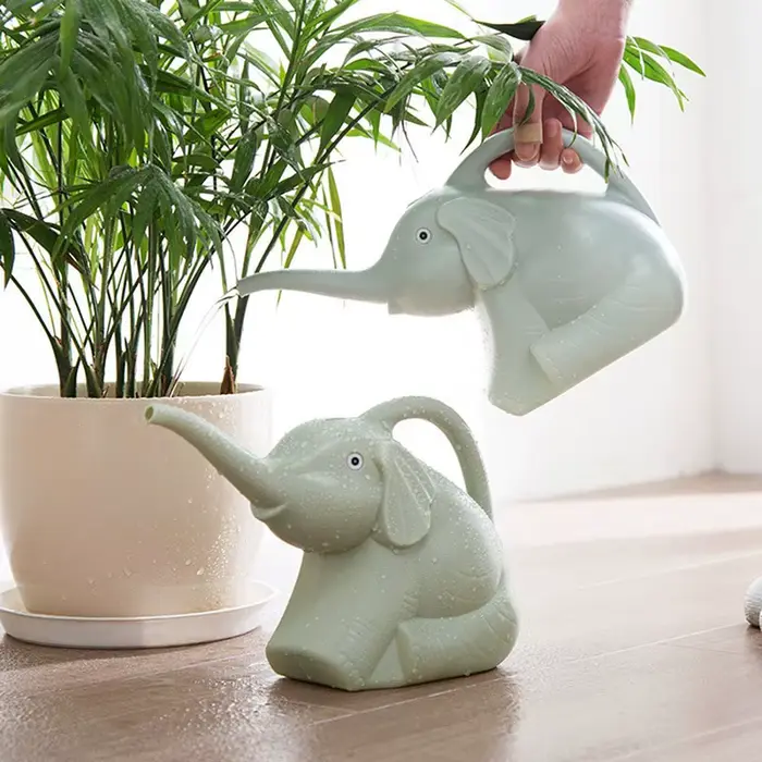 Arrosoir en Forme d'Éléphant pour user inage, Bouteille d'Eau pour Plantes et Fleurs Succulentes