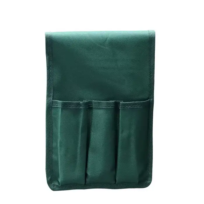 Banc de jardin 2-en-1 avec pochette à outils, tabouret pliable en mousse antidérapante pour le jardi