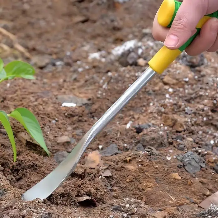 Pelle à ail agricole en acier inoxydable