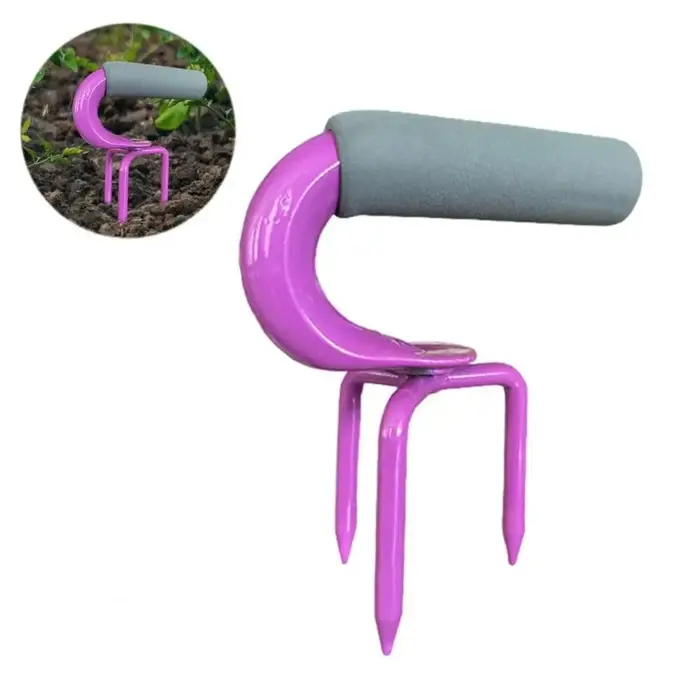 Mini-fourche à griffes en acier au carbone