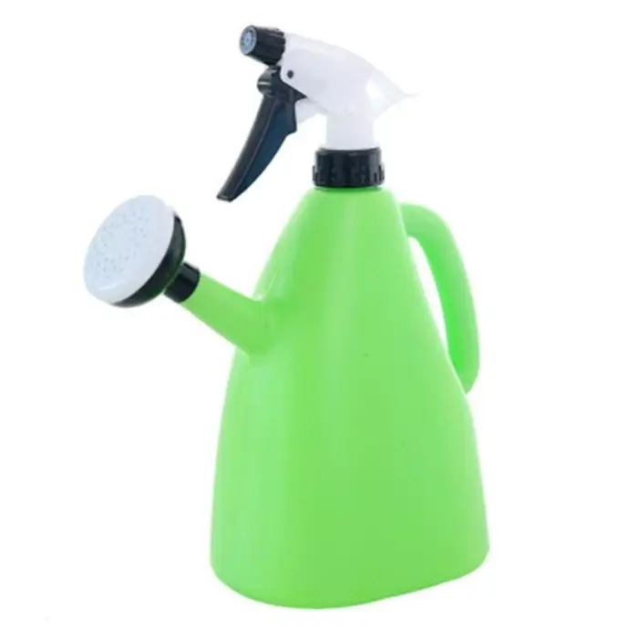 Pulvérisateur à pression 2-en-1 réglable 1L pour plantes de jardin et fleurs – Arrosoir en plastique