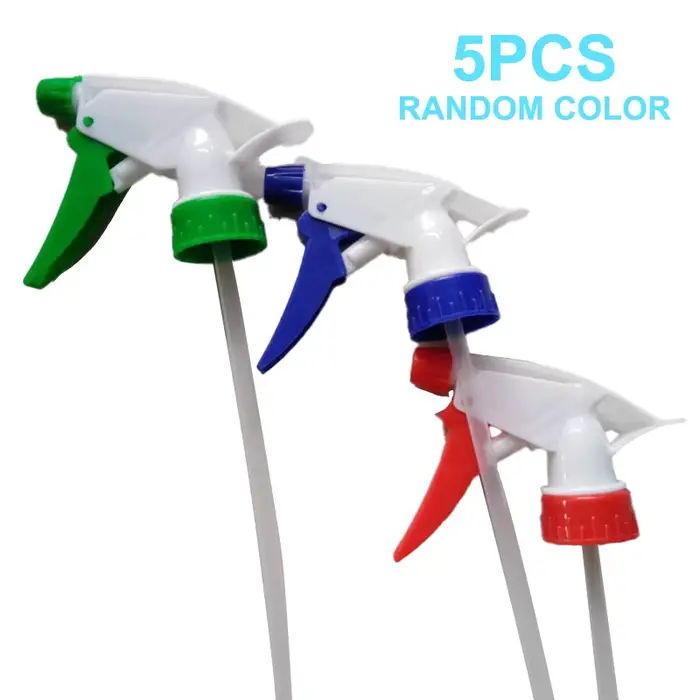 Pulvérisateur à gâchette industriel résistant aux produits chimiques, 5 pièces, nettoyage de jardin 