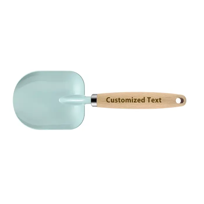 Outils de jardinage colorés personnalisés pour enfants, mini manche en bois, truelle, pelle, fourche