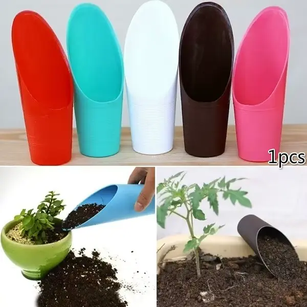 Seau en plastique pelle en pot cylindre de culture Mini plante charnue sol pelle et pelle jardinage