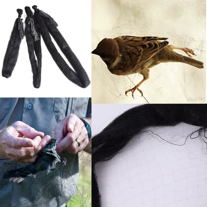 Filet en nylon anti-oiseaux pour vergers et aéroports, piège à oiseaux, cultures, arbres fruitiers, 
