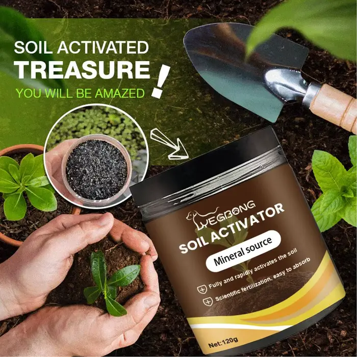 Activateur de sol, conditionneur minéral pour le jardinage