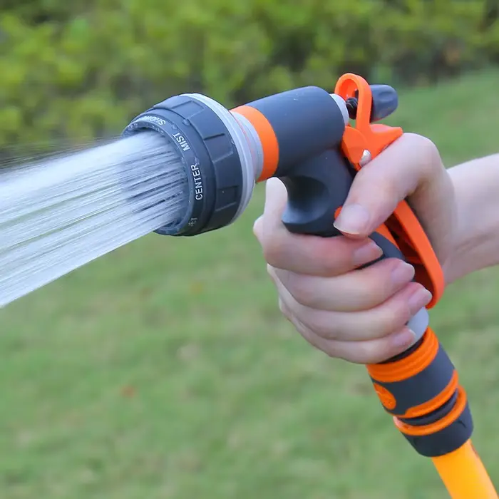 Pistolet d'arrosage de jardin, 8 Modes, pulvérisateur haute pression, buse d'arrosage réglable pour 