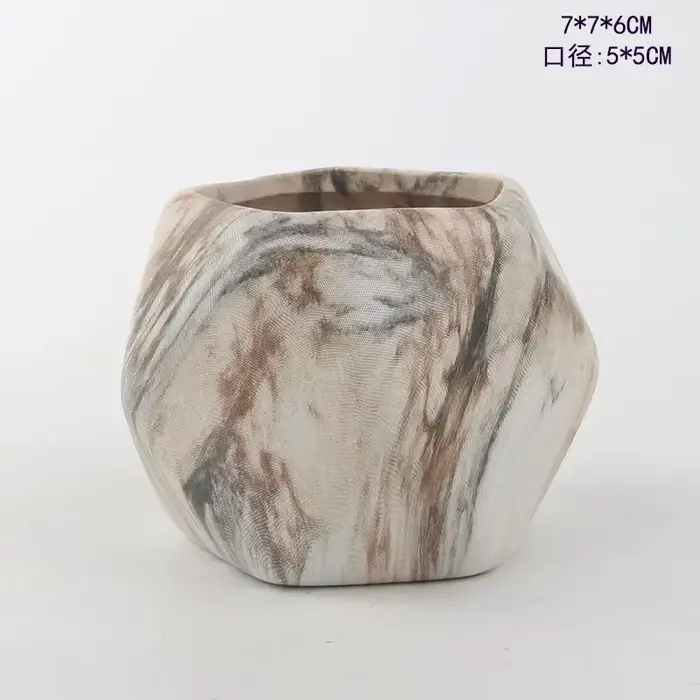 Pots de fleurs succulentes à transfert d'eau en céramique, vase d'art nordique créatif, décorations 