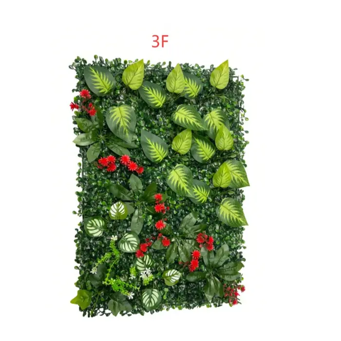 Panneaux muraux verts artificiels, fausse herbe de Jungle, décor pour maison, jardin, tapis verts vi