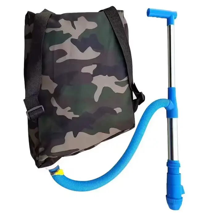 Applicateur d'engrais en acier inoxydable, avec sac/réservoir, pas besoin de carburant, outil de fer