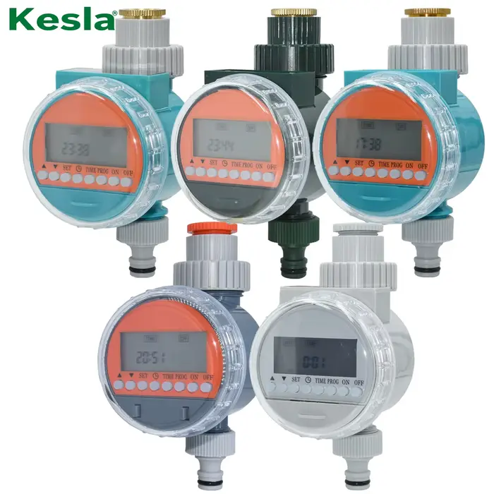 KESLA-Système d'arrosage automatique pour jardin, minuterie, capteur de pluie, LCD solaire, contrôle