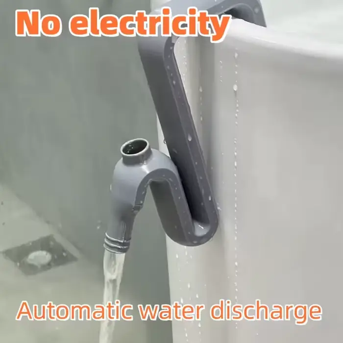 Kit de tuyau de Siphon auto-amorçante, transfert d'eau de pluie et de trop-plein pour un Drainage au