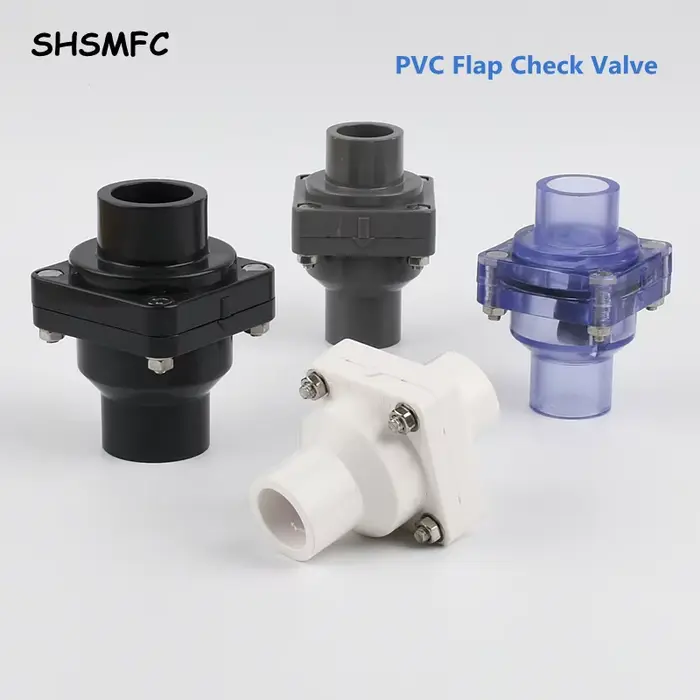 Clapet anti-retour en PVC, 25 ~ 140mm, hi-q, accessoires pour Aquarium, Joint d'irrigation de jardin
