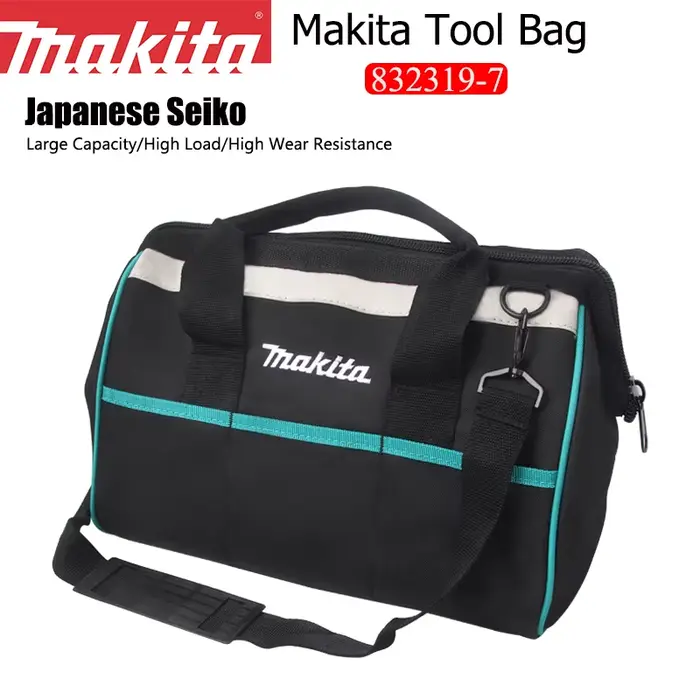 Makita – sac à outils multifonction, toile d'entretien, Installation résistante à l'usure, Kit d'out