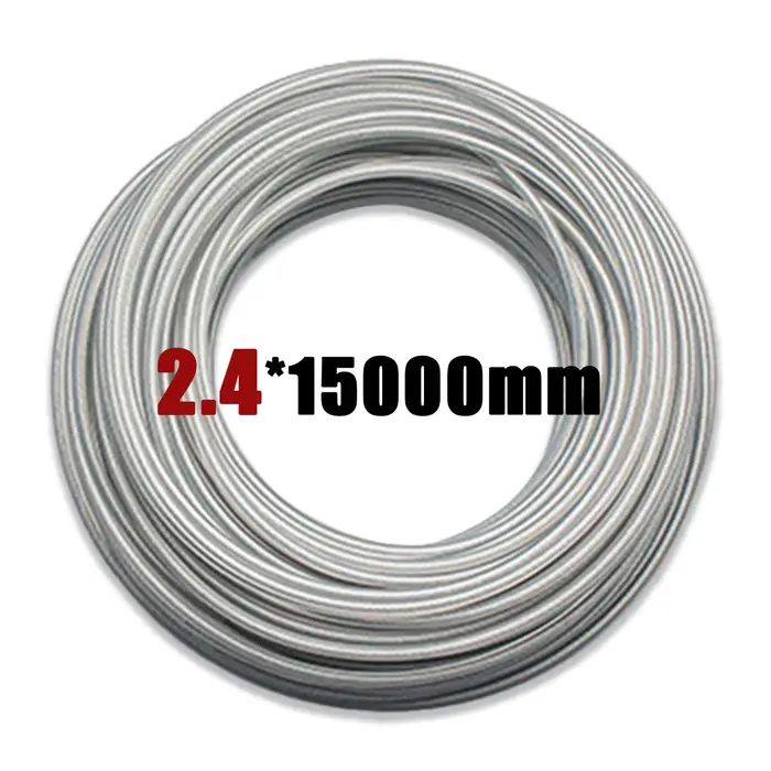 Ligne de coupe pour pelouse ronde avec fil d'acier, idéale pour éliminer diverses mauvaises herbes t