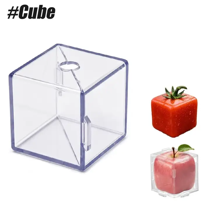 Faites pousser vos propres tomates cubiques ou triangulaires, ensemble de moules transparents en PP 