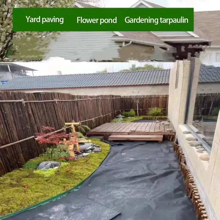 Tissu paysager de barrière contre les mauvaises herbes de jardin de haute qualité avec 10 agrafes pa