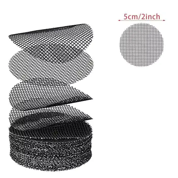 Tapis en maille pour trous de Pot, grille ronde, trou de Drainage, écran pour fond de Pot, préventio