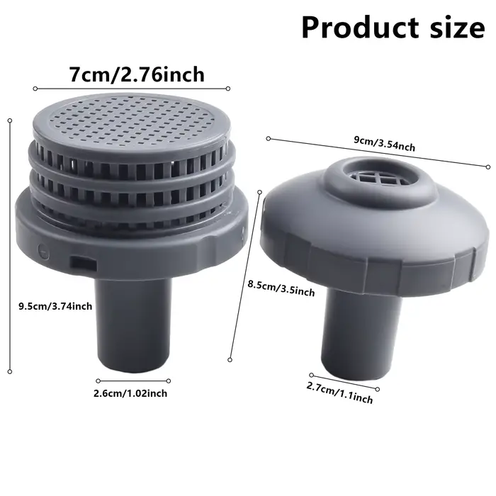 Pour INTEX 32mm buse d'entrée d'écran de piscine connexion de tuyau 1.25 pouces Kit de remplacement 