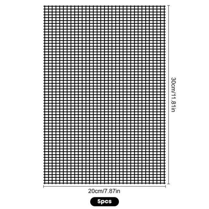 5 pièces noir Pot de fleur trou maille Pad bonsaï Pot bas grille tapis fond tapis prévenir la perte 