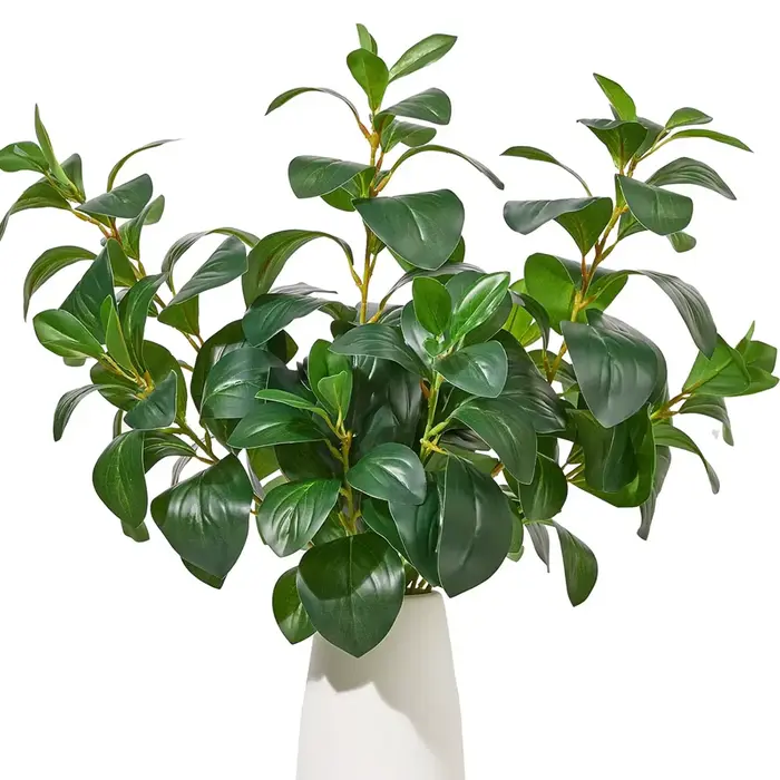 Plante Artificielle Magnolia Vert Bouquet de Mariée Décoration DIY de Haute Qualité pour Mariage