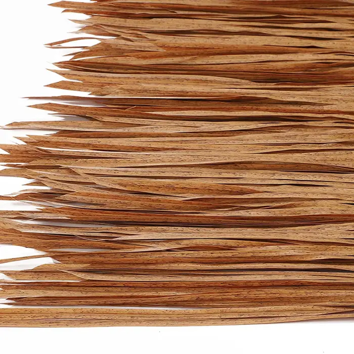 Rouleau de chaume synthétique imitation palmier pour toiture