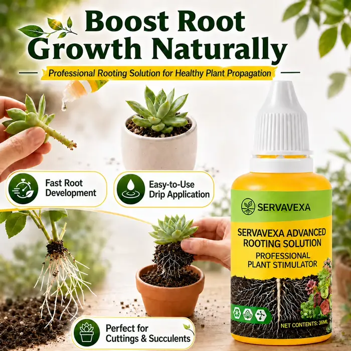 SERLAVEXA Solution d'enracinement liquide pour plantes, engrais nutritif pour plantes d'intérieur, s