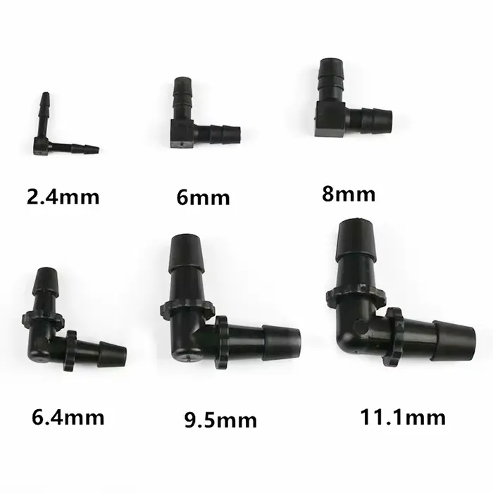 Joendoco-Raccords de tuyau d'irrigation de jardin en PE noir, adaptateur de pompe à air, précieux aq